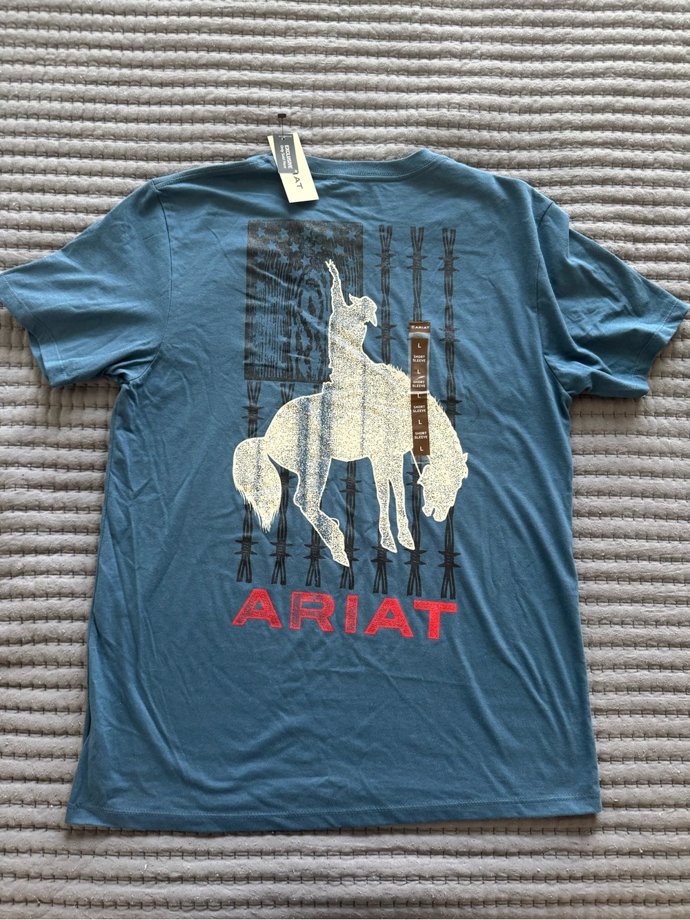 Ariat Men's Blue Graphic Rodeo T‑Shirt